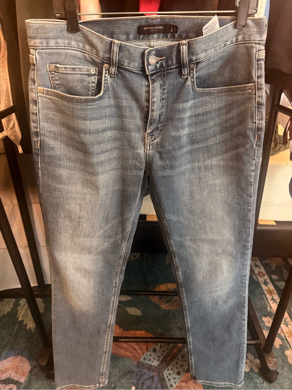 Banana Republic Light Blue Slim Straight Jeans